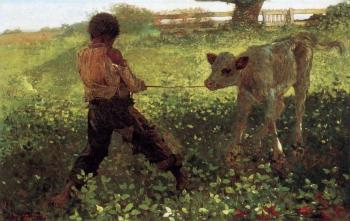 Winslow Homer : The Unruly Calf